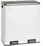 SVITA TM2X30 Treteimer 60 Liter Abfalleimer M&uuml;lleimer Design M&uuml;lltrennung