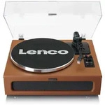 Lenco LS-430BN - Plattenspieler mit 4 eingebauten Lautsprechern - Braun