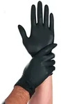 Hygostar Einmalhandschuhe Safe Light, Nitril, ungepudert, Gr&ouml;&szlig;e S, schwarz, 100