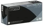 BINGOLD Nitril 35BLACK Einweghandschuhe Schwarz puderfrei 100 St&uuml;ck : M