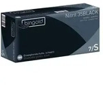 BINGOLD Nitril 35BLACK Einweghandschuhe Schwarz puderfrei 100 St&uuml;ck : S