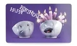 FIFTYEIGHT Fr&uuml;hst&uuml;cksbrettchen H&auml;ppy B&ouml;rsday Melamin f&uuml;r Tisch K&uuml;che
