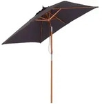 Outsunny - Sonnenschirm - 200Lx150Wx235Hcm - Dunkelgrau