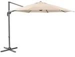 SVITA Ampelschirm Sonnenschirm Alu dreh schwenk Schirm Garten Terrasse Helles Taupe