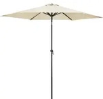 Kingsleeve Sonnenschirm &Oslash;300cm UV Schutz 80+ Aluminium Kurbel Beige