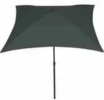 Siena Garden City Mittelstockschirm anthrazit/grau 180x180cm
