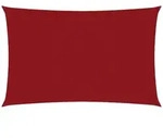 vidaXL Sonnenschirmsegel rechteckiges Oxford-Gewebe 2x5 m rot Modell Soleil &Eacute;lanc&eacute;