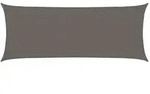 vidaXL Sonnensegel 160 g/m2 Anthrazit 2x5 m HDPE