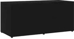 vidaXL TV-Schrank Schwarz 80x34x36 cm Holzwerkstoff