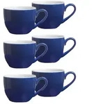 Ritzenhoff & Breker DOPPIO Espressotasse 80 ml indigo blau 6er Set