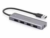 Ugreen 50985 Schnittstellen-Hub USB 3.2 Gen 1 (3.1 Gen 1) Type-A 5000 Mbit/s Silber