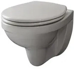 Blumfeldt Celesto Toilettendeckel O-Form Absenkautomatik antibakteriell Wei&szlig;