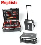 Mephisto Premium XXL Werkzeugkoffer / Werkzeugtrolley 131-teilig mit Chrom- Vanadium
