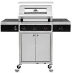 tepro, Gasgrill Keansburg 3 Special Edition, schwarz/silber, 61 x 43 cm Grillfl&auml;che