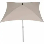 Siena Garden City Mittelstockschirm anthrazit/natur 180x180cm