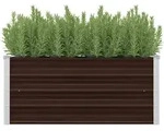 vidaXL Garten-Hochbeet Braun 100 x 40 x 45 cm Verzinkter Stahl