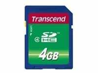 Transcend Flash-Speicherkarte 4 GB Class 4 SDHC