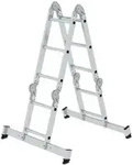 Munk Vielzweckleiter 31320 4tlg nivello-Traverse 2x2/2x3 Sprossen