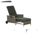 Merxx Komfort Deckchair, inkl. Polsterauflagen und Fu&szlig;hocker, mit Gasdruckfeder,