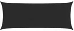 vidaXL Sonnensegel 160 g/m2 Schwarz 2x4,5 m HDPE
