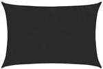vidaXL Sonnensegel 160 g/m2 Schwarz 3x5 m HDPE