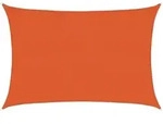 vidaXL Sonnensegel 160 g/m2 Orange 2,5x3,5 m HDPE