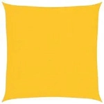 vidaXL Sonnensegel 160 g/m2 Gelb 2,5x2,5 m HDPE
