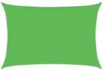 Sonnensegel 160 g/m2 Hellgr&uuml;n 3,5x5 m HDPE Modell Jardin Omega