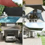 vidaXL Sonnensegel 160 g/m2 Wei&szlig; 3,5x3,5x4,9 m HDPE