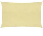 vidaXL Sonnensegel 160 g/m2 Beige 3,5x5 m HDPE Soleil Omega Modell