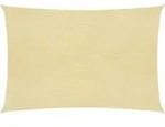 vidaXL Sonnensegel 160 g/m2 Beige 5x6 m HDPE Modell Solaris Urban