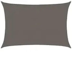 vidaXL Sonnensegel 160 g/m2 Anthrazit 3,5x4,5 m HDPE