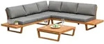 Merxx Valparaiso Eckbank Set 2tlg., 1 Eckbank, 1 Tisch 80 x 80 cm, Akazie