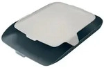 LEITZ Briefkorb Cosy A4, grau mit Organiser in hellgrau, 268 x 43 x 358 mm