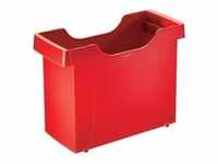 Hängemappenbox Uni-Box Plus, A4, Polystyrol, rot
