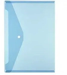 Herlitz Dokumententasche 10657948 DIN A4 Druckknopf PP blau
