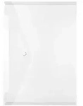 Herlitz Dokumententasche 10657930 DIN A4 Druckknopf PP glasklar
