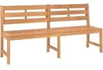 vidaXL Gartenbank 180 cm Massivholz Teak