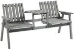 Outsunny - Gartenbank - 152Lx70Wx83Hcm - Grau