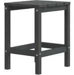 vidaXL Garten Adirondack-Tisch Anthrazit 38x38x46 cm HDPE