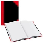 Bantex Notizbuch Chinakladde DIN A4 blanko, schwarz/rot Hardcover 192 Seiten