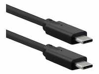 Roline USB-Kabel USB 3.2 Gen2x2 USB-C® Stecker 0.50 m Schwarz Geschirmt...