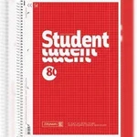 BRUNNEN 1067928 Collegeblock Student A4 kariert, mit Randlinie innen und au&szlig;en, Lin.