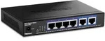 TRENDnet TEG-S762 6-Port 10G Switch, schwarz