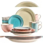 M&Auml;SER Kombiservice 16-tlg., Serie LUMACA, 4-farbig, 931604