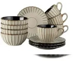 M&Auml;SER Fr&uuml;hst&uuml;ckset 12-tlg. BEIGE-BRAUN, 931965