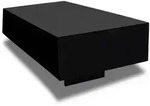 vidaXL Couchtisch Hochglanz Schwarz