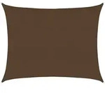vidaXL Sonnensegel 160 g/m2 Braun 6x8 m HDPE