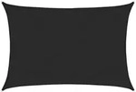 vidaXL Sonnensegel 160 g/m2 Schwarz 5x6 m HDPE