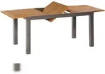 Merxx Santorin Ausziehtisch, 150 (200) x 90 cm, Aluminium/Akazie